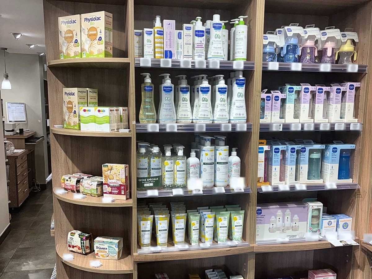 Rayon bébé : soins Mustela et Klorane, biberons MAM, petits pots et céréales
